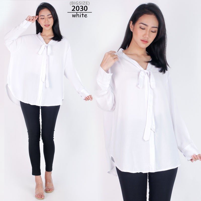 ARENA - RIBBON RAYON BLOUSE KANCING DEPAN