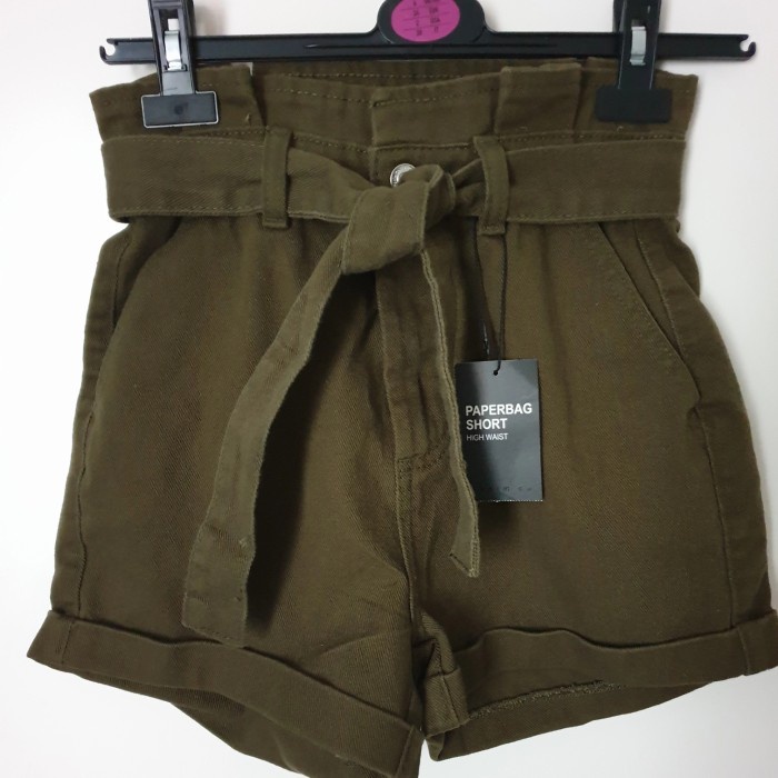 

(TERLARIS) PRIMARK PAPERBAG SHORT SIZE 34 HIGHWAIST