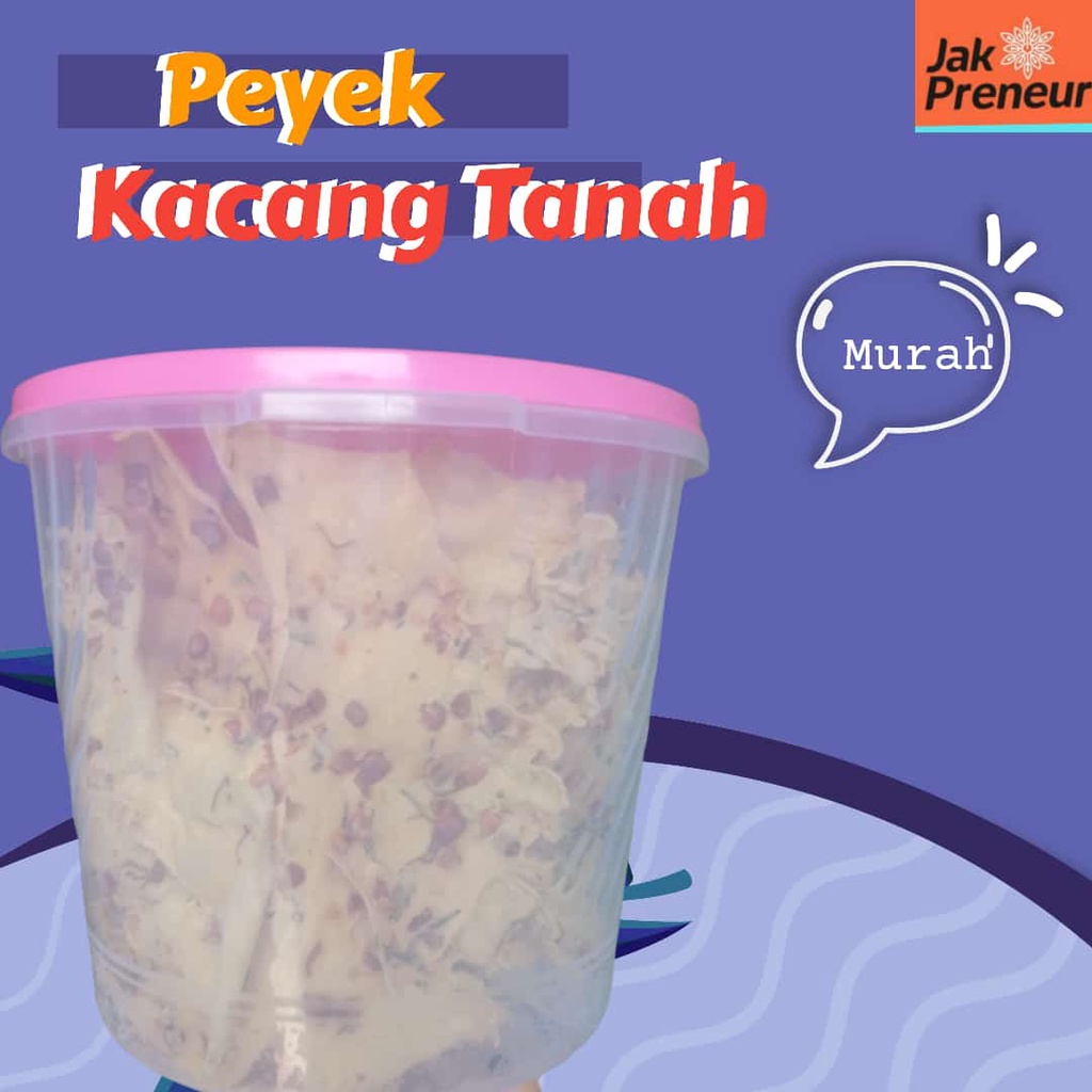 

Keripik Rempeyek Kacang Toples 500 Gram - Aneka Varian Rempeyek Kacang - Peyek Kacang Toples 500 Gram