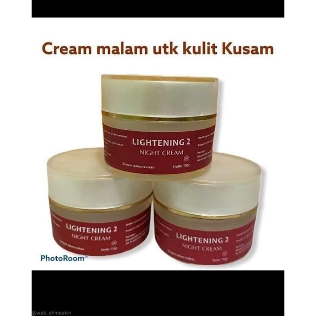 Shineskin Lightening 2 / malam L2 /Night L2 / cream malam  L2 / krim malam L2 / cream malam glowing 