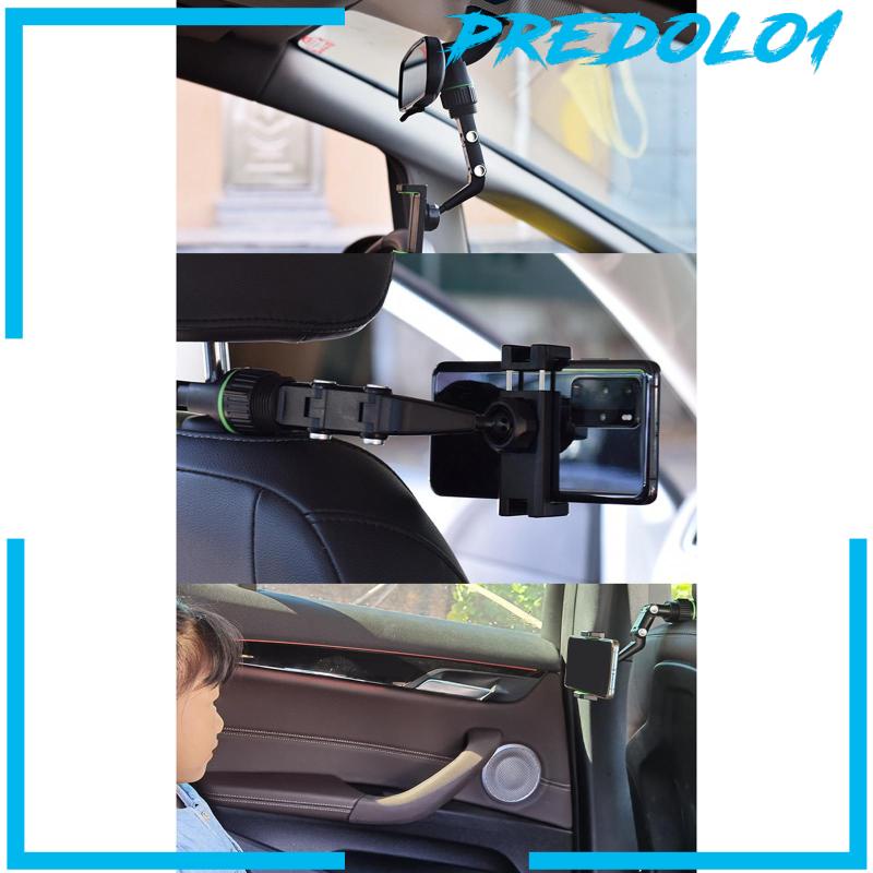 [PREDOLO1] Rearview Mirror Phone Holder 360-Degree Rotatable Hanging Clip for Cars