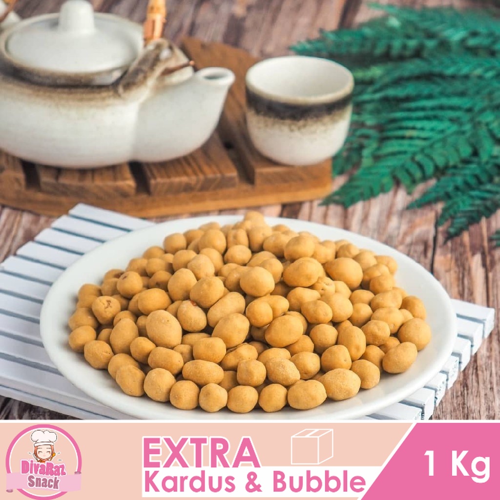 

[1Kg] Kacang Telur Oven / Kacang Atom Panggang - Divaraz Snack makanan ringan jajanan jadul cemilan snack kiloan