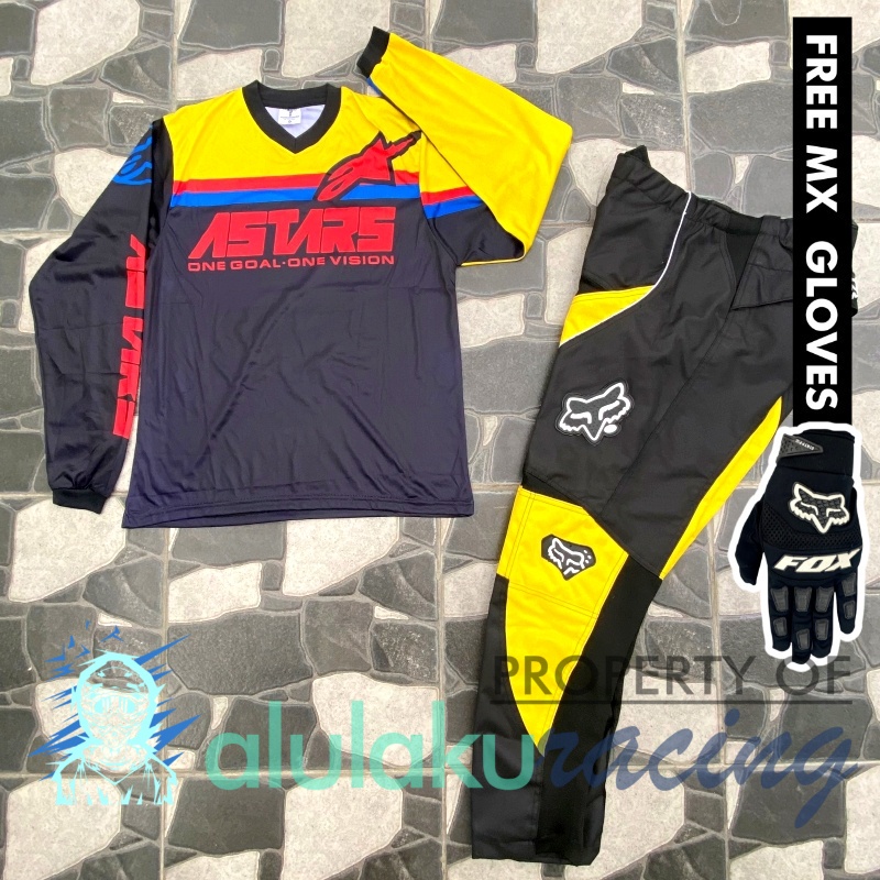 Jersey &amp; Celana MX Trail Motocross - Paket Bundling ASCT0415-F41