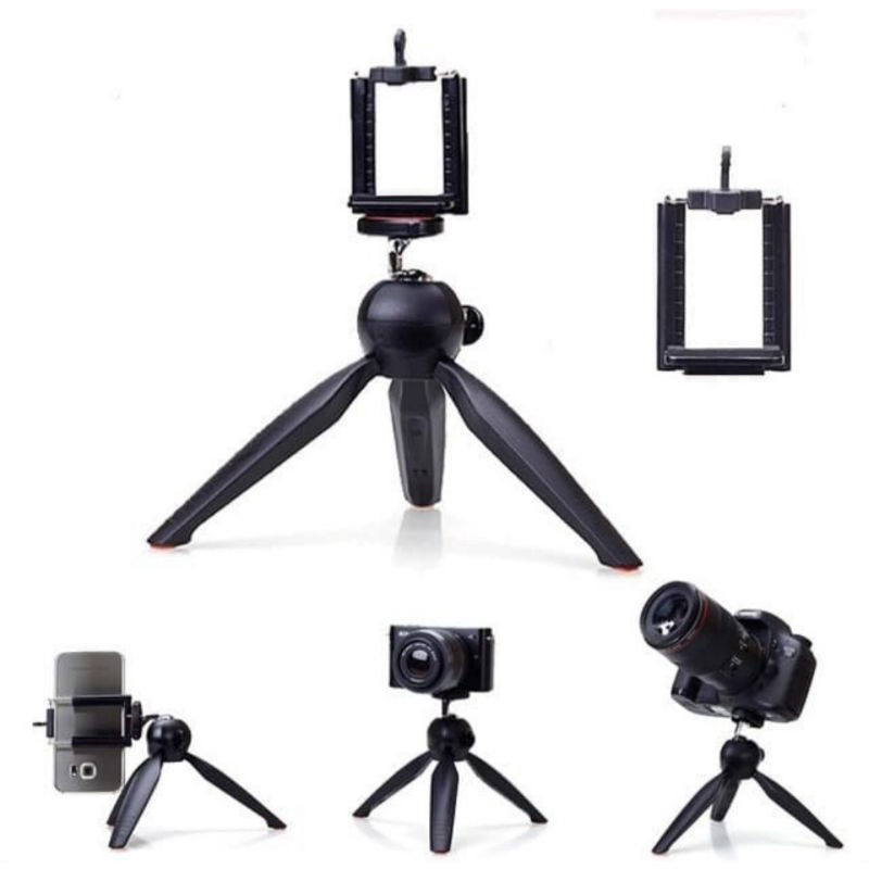 tripod yunteng yt228 tripod + holder u stand hp dan kamera