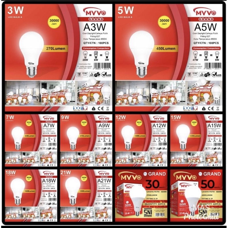 Lampu Led Myvo Grand Bulb 21w