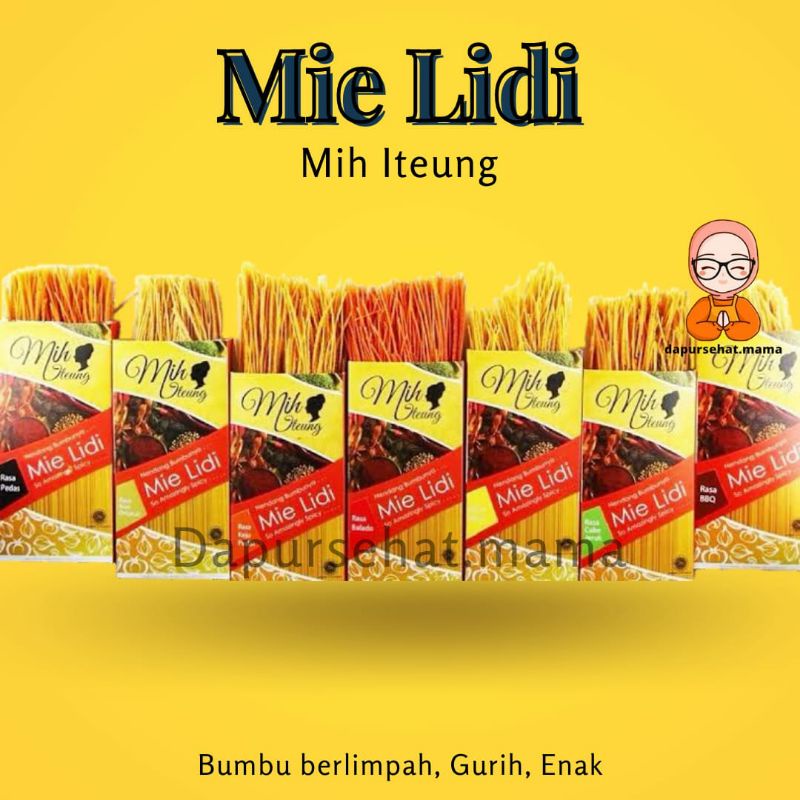 

Mie Lidi Mie Iteung Cemilan Lidi lidian Jadoel 100gr