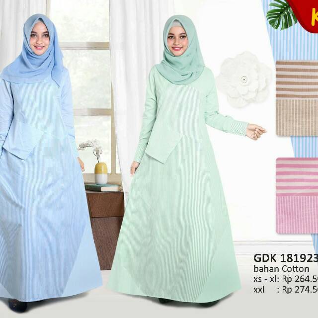 Gamis salur dewasa, gdk 181923