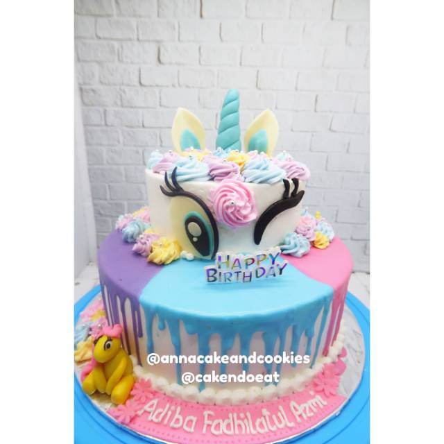 

Bolu ultah little pony kue ulangtahun anak