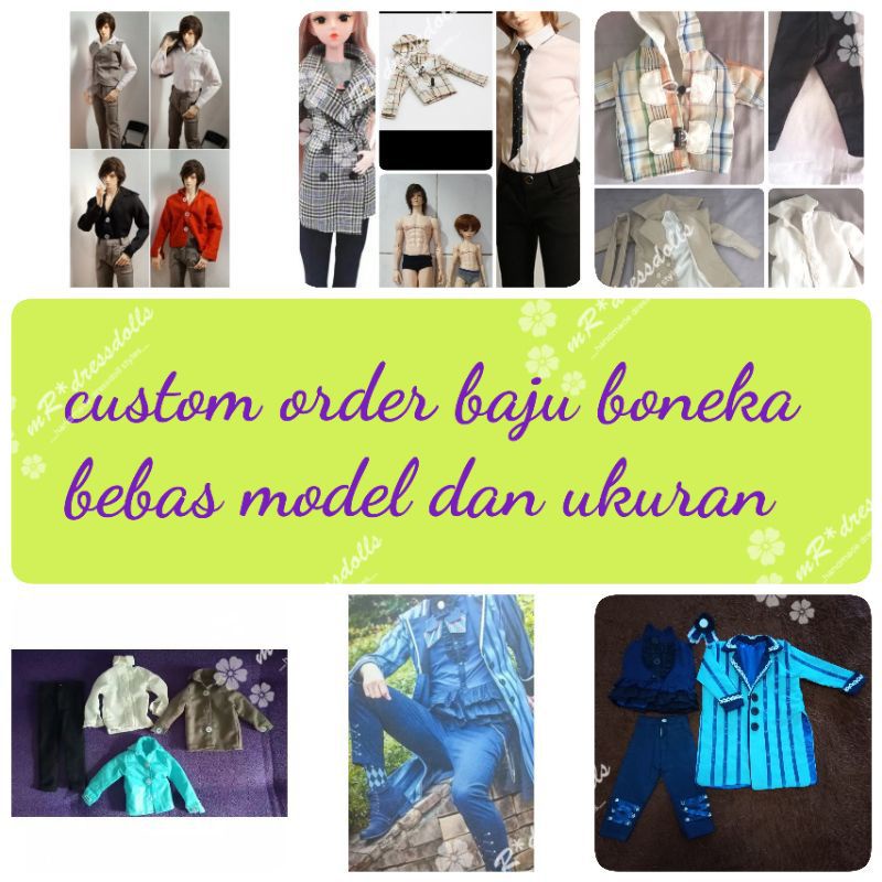 mybaju By Request Baju BJD Doll Boy 1/4