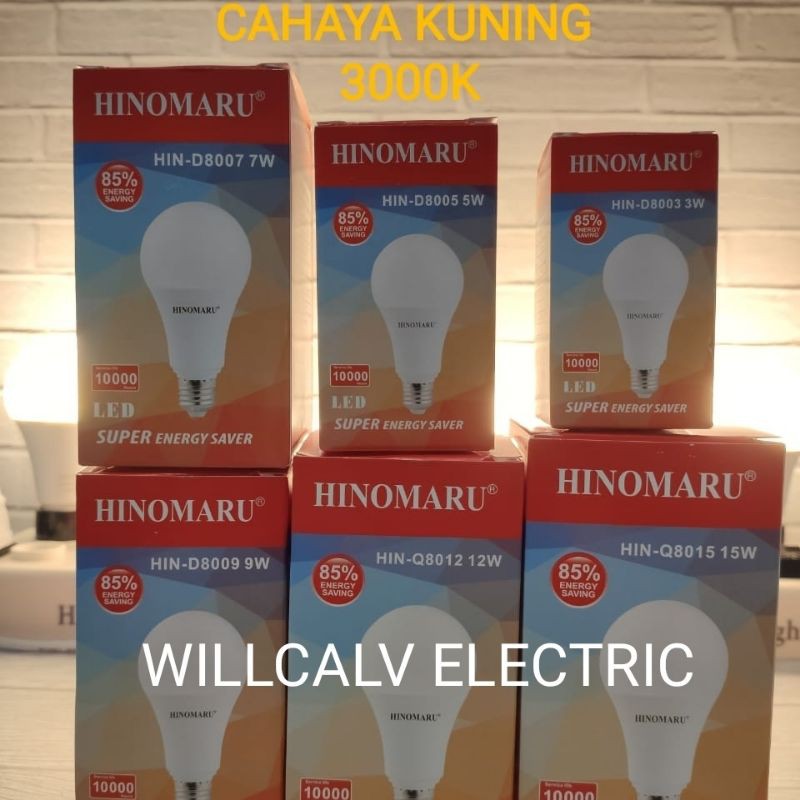 LAMPU LED BULB HINOMARU 9W 9WATT 9 WATT - LAMPU LED HINOMARU 9W 9WATT 9 WATT