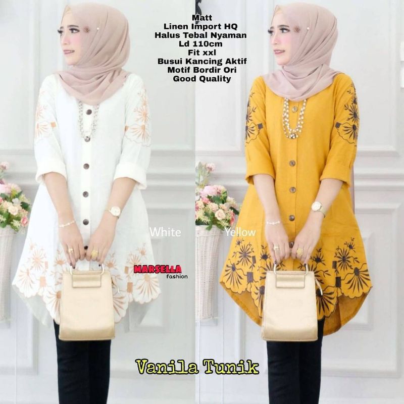 VANILA RADINA TUNIK katun bordir