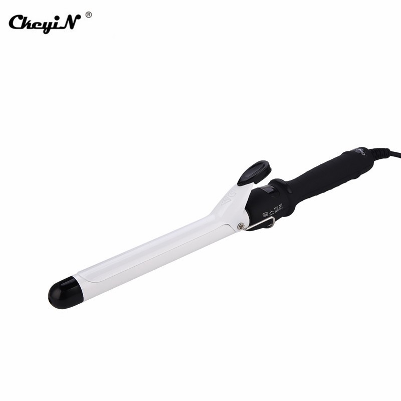 

CkeyiN Layar LCD Digital Suhu Konstan Hair Curler Ceramic Curling Iron
