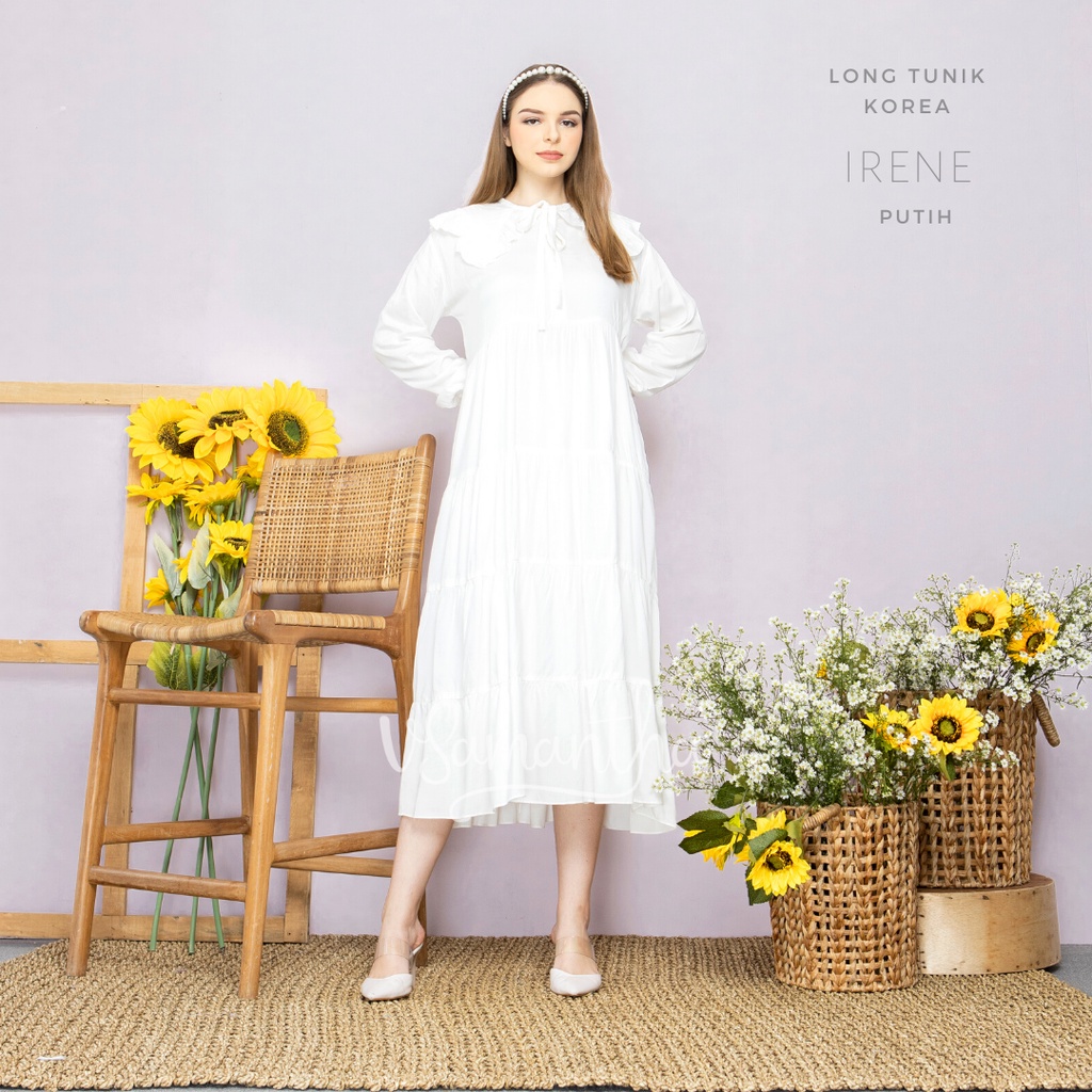 Long Tunik Korea Irene / Tunik Muslim Korea