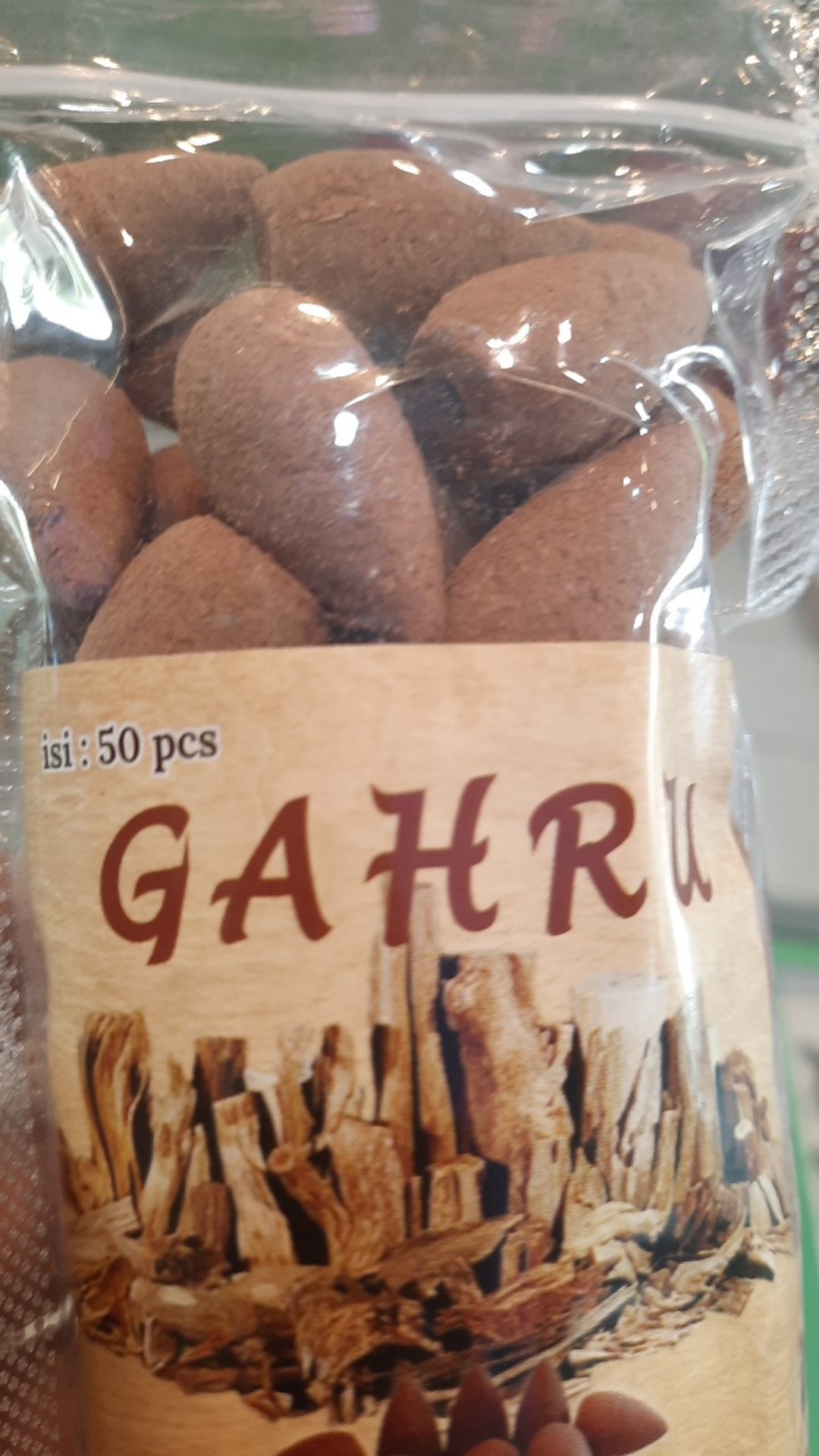 Dupa Kerucut Krucut Menyan Peluru Gahru Pelor Perbungkus Isi 50 Butir Gaharu Aroma Wangi