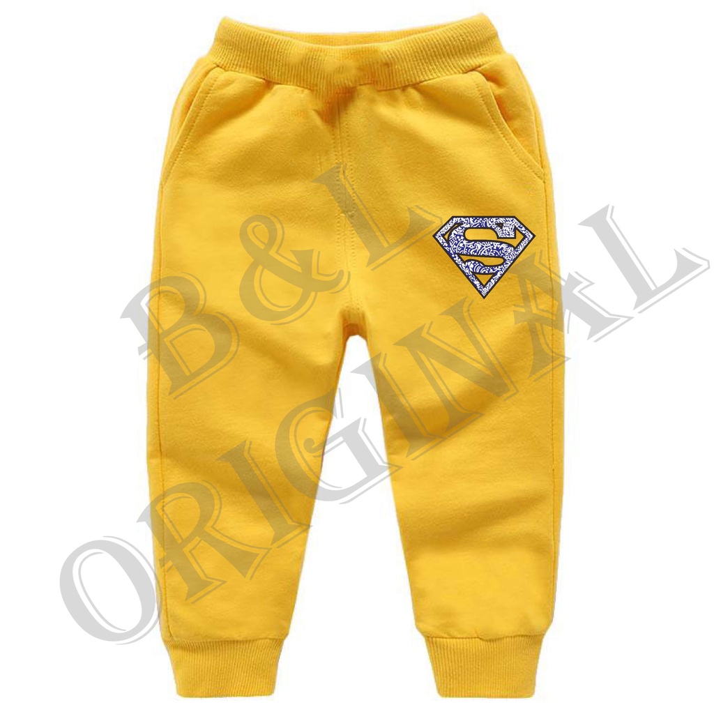 BS/COD/CELANA JOGGER SUPERMAN ANAK ANAK 1-7 TAHUN//REALPIC//GOOD QUALITY