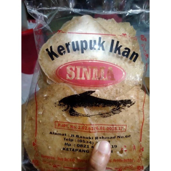 

kerupuk ikan belidak sinma 500gr KERUPUK IKAN BELIDAK