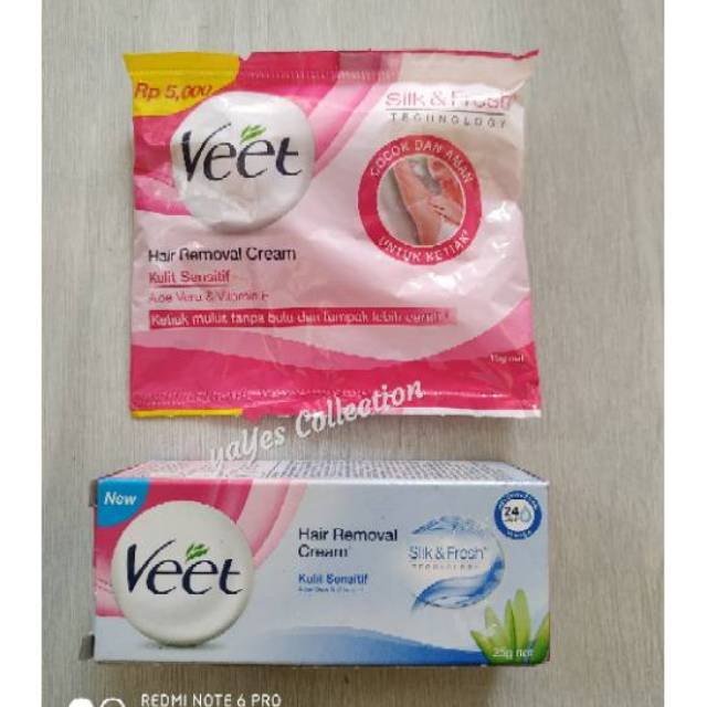 Veet 25 g - 60g hair removal cream cukur penghilang bulu kaki tangan ketiak spatula remaja dewasa refil