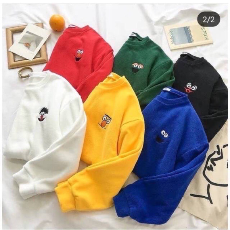 SWEATER HOODIE ELMO CASUAL POLOS BASIC