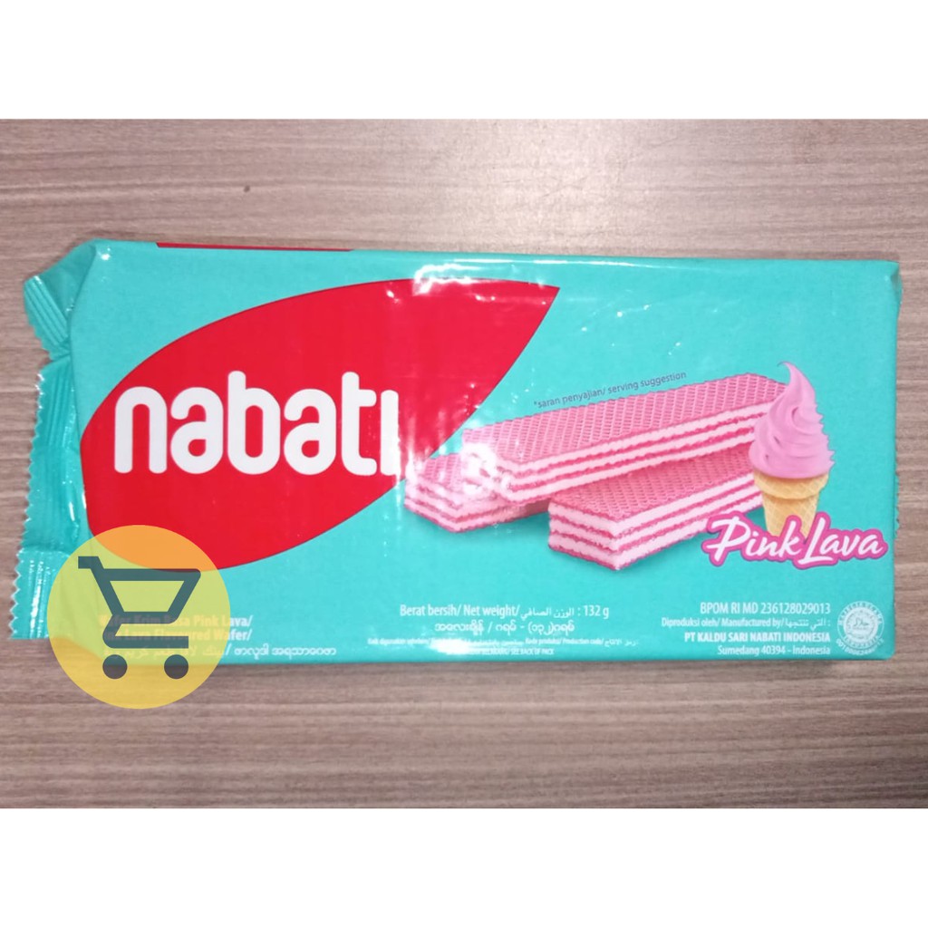 Nabati Pink Lava Wafer 132 gr