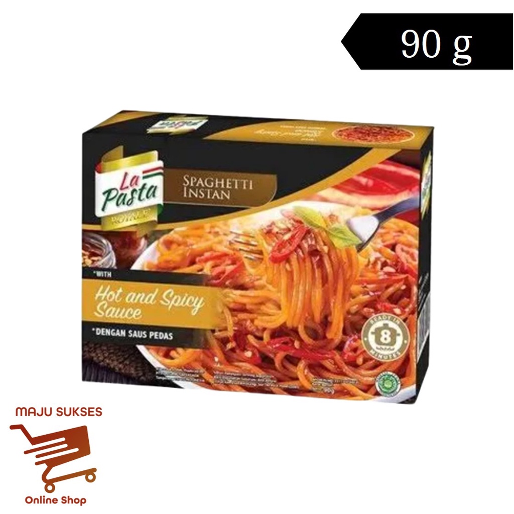 

La Pasta Spaghetti Instan Dengan Saus Pedas 90g