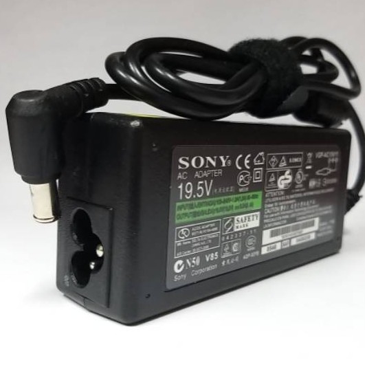 ADAPTOR/ CHARGER SONY 19.5V 3.3A VGP-AC19V43, VGP-AC19V48 VPCCW1TFX/W VPCCW1UFX/B VPCCW1UFX/P