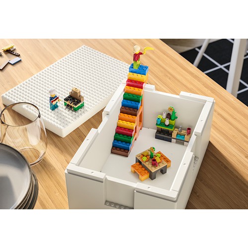 Koleksi BYGGLEK Set bata LEGO 201 unit warna campuran