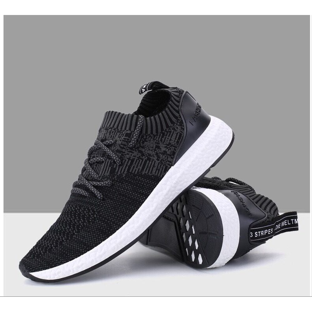WAADOO Sepatu Pria Hypester Sneaker Pria Olahraga - Hitam