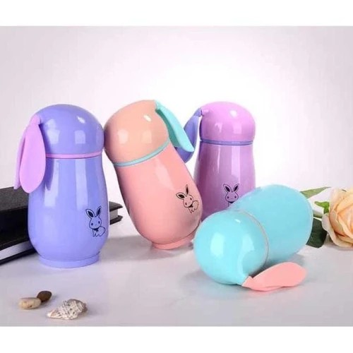 BOTOL MINUM MINI 300 ML TERMOS BAYI AIR PANAS Termos bayi  botol Minum Bayi stainless steel thermos Bunny