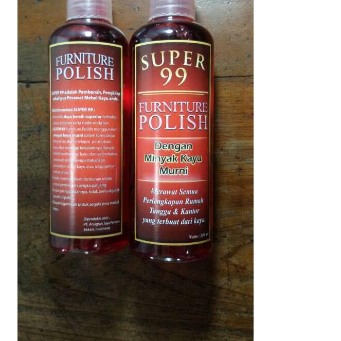 ➳ Minyak Furniture Polish Super 99 / Furniture Polish 99 / Pembersih Furniture 240ml / Super Polish 