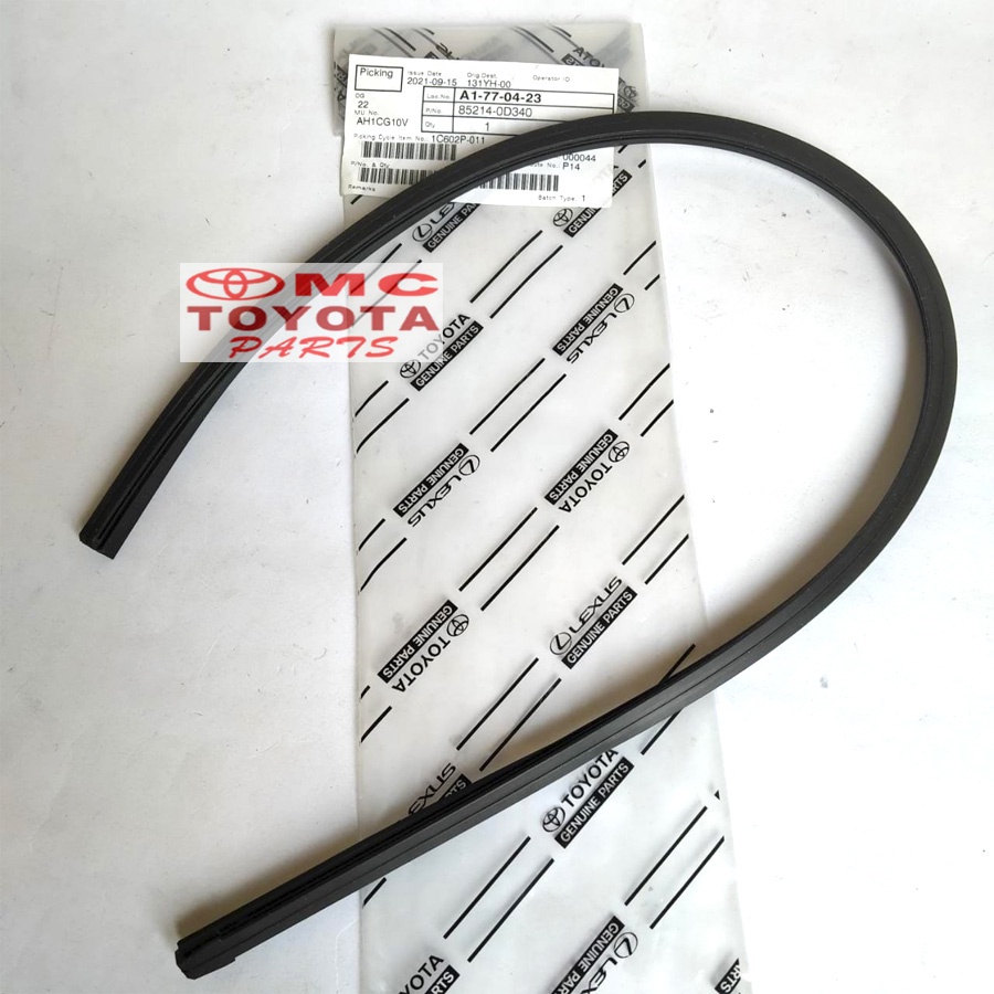 Karet Rubber Wiper Depan Kanan Etios 85214-0D340