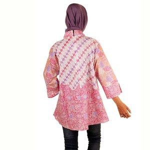 Blouse Wanita I Blus Batik I Blus Kerja Wanita Batik Vina - Warna 4