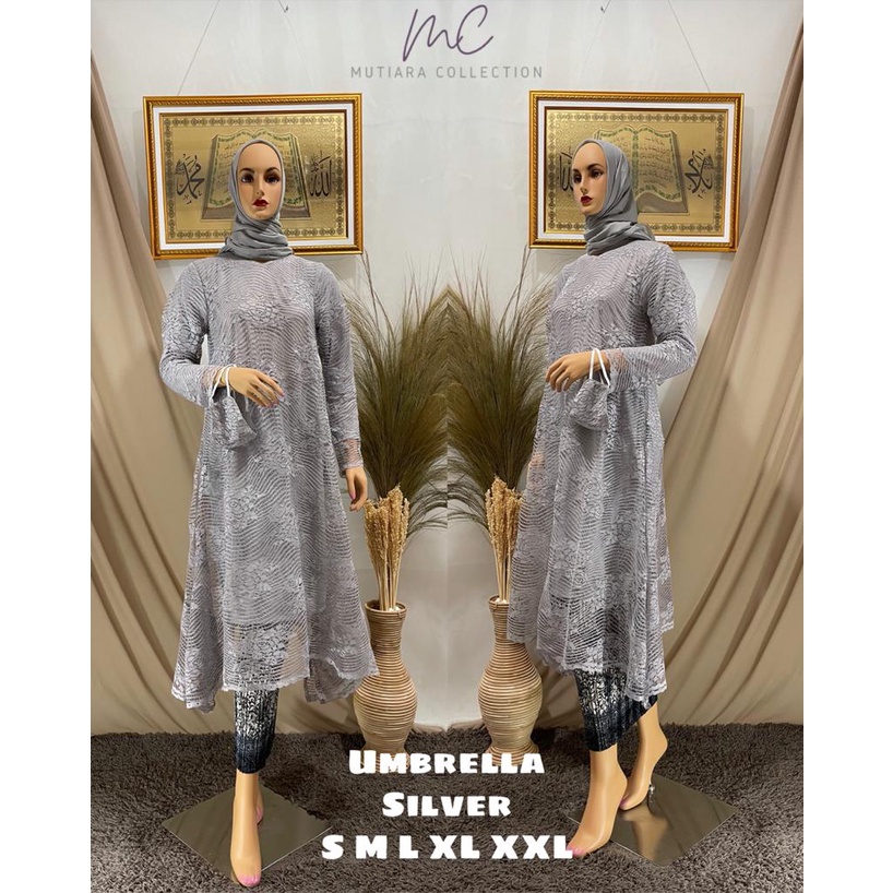 BROKAT UMBRELA SET PRISKET/LONG TUNIK/PRISKET SEMI KATUN/KEBAYA MURAH/KEBAYA MODERN