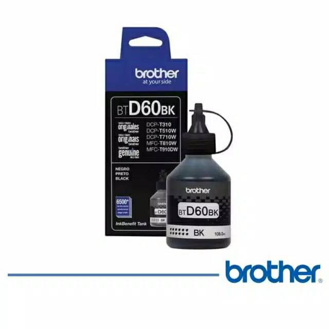Tinta Brother BTD60BK/BT6000 Original untuk DCP-T300/T310, DCP-T500/T510W, DCP-T700/T710W, MFC-T810W