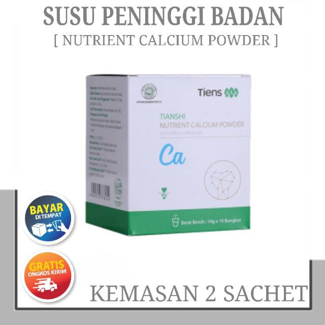 

Susu Peninggi Badan 100% Terbukti ~ Nutrient Calcium Powder Original kemasan 2 sachet