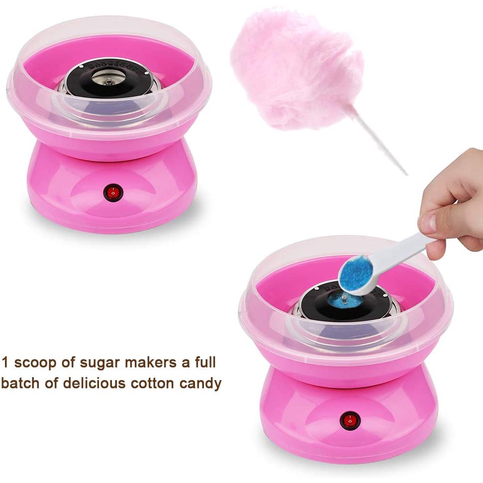 Mesin Gulali Mini Electric Cotton Candy Floss Maker Alat Pembuat Permen Kapas