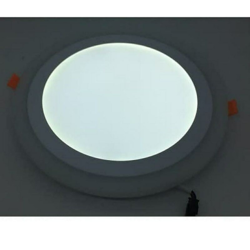 Led Panel Inbow 2 warna 18+6w. Downlight led ib putih+kuning 18w