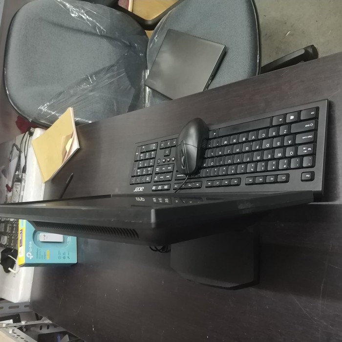 MONITOR LED HP 19&quot;WIDE V194 display + KEYBOARD MOUSE SET murah meriah