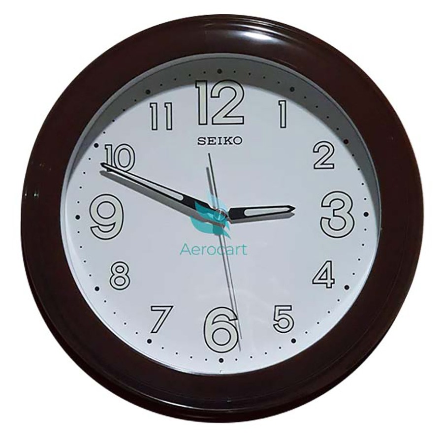 Aerocart Official Store Seiko Wall Clock Qxa721b Lumibrite Brown