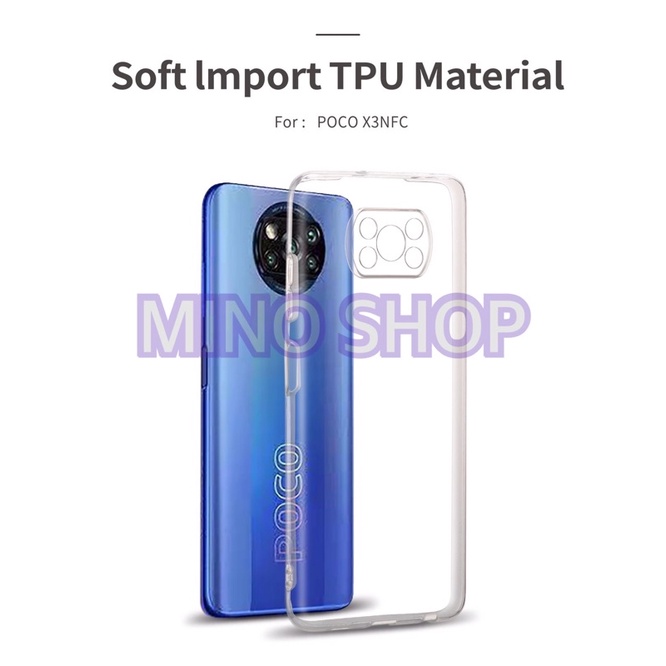 SOFTCASE TRANSPARAN XIAOMI POCOPHONE POCO X3 - X3 NFC CLEAR SOFT CASE