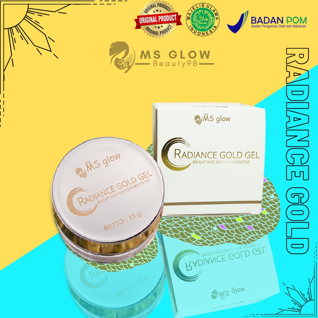 Radiance Gold Gel Ms Glow/Ms Glow Radiance Gold Gel