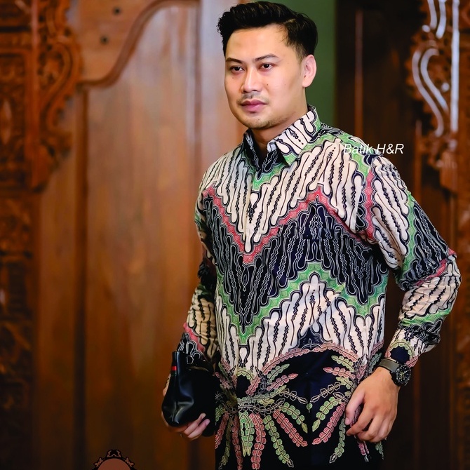 Baju Batik Pria Lengan Panjang Kemeja Batik Pria Batik Premium Kemeja Cowok Batik modern Baju Pria