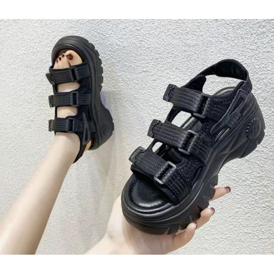 1001 SEPATU PLATFORM ALEXA STRAP WANITA !!! - 2 WARNA