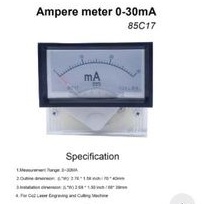 Miliamper dc 30mA laser co2 alat ukur mesin laser dan lainnya