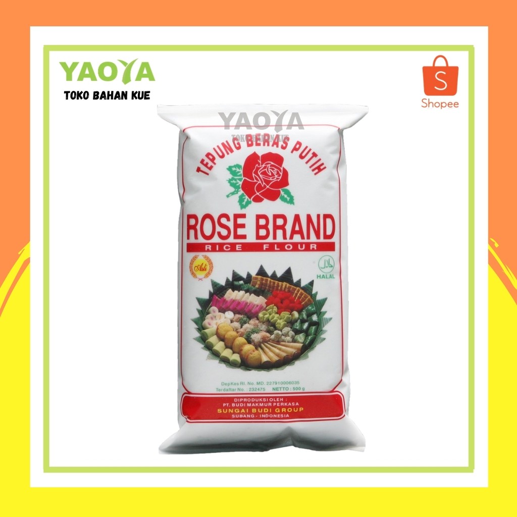 

ROSE BRAND TEPUNG BERAS 500G TRANSPARANT