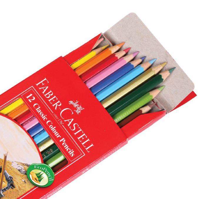 

Kirim Sekarang ✸ Pensil warna Faber Castell 12 panjang Classic (1 set 12 warna);