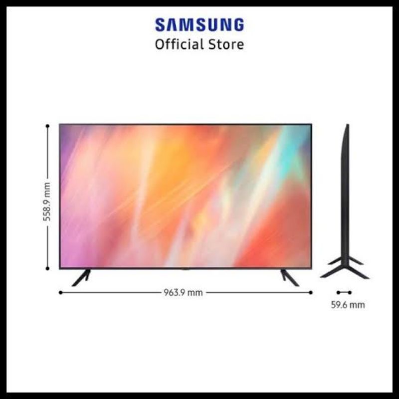 SAMSUNG 43AU7000 LED SMART TV CRYSTAL UHD 4K 43 INCH NEW