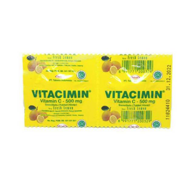 Vitamin C VITACIMIN C lemon 2 tablet