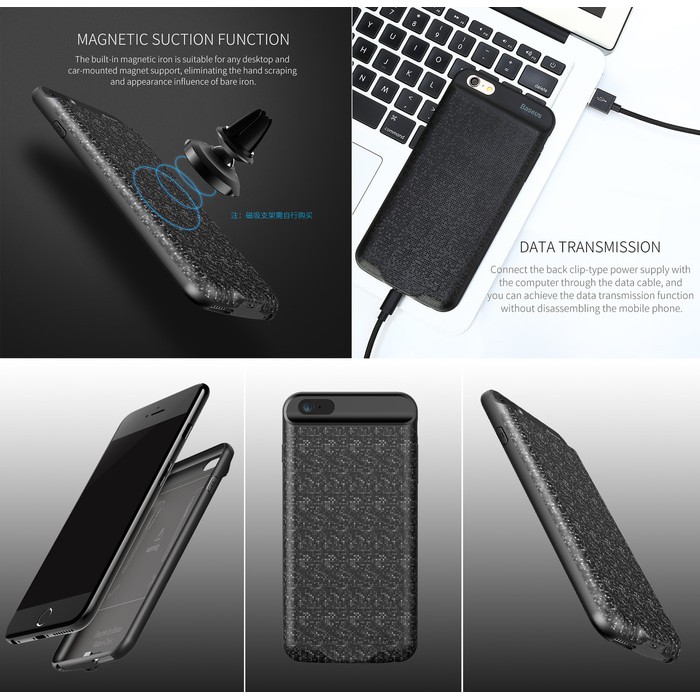 ORIGINAL BASEUS PowerCase/Powerbank for Iphone 7Plus (3650mAh) 001