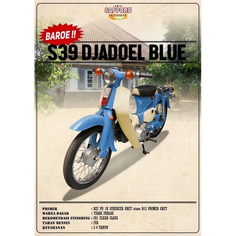 SAPPORO ULTIMATE DJADOEL BLUE S39 400 ML