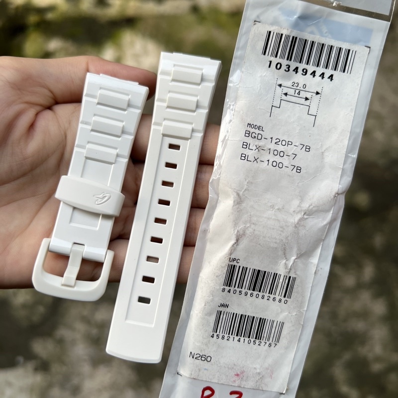 Tali strap jam tangan casio baby-g BGD-120P BLX-100 band BGD 120P BLX 100